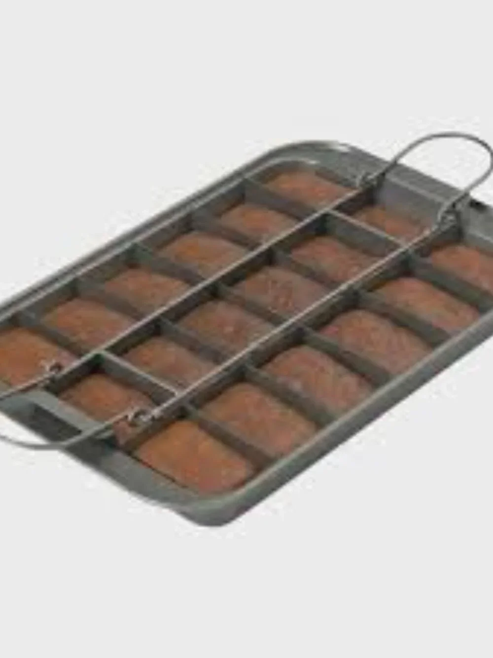 Brownie Cake Pan, 4 Piece Set with Divider
